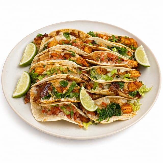 12 Shrimp Taco Tray.